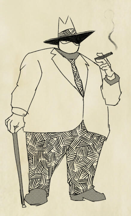 Benefactor character design