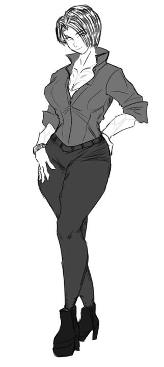 Michiko Kurosawa character design for FilmNutCase