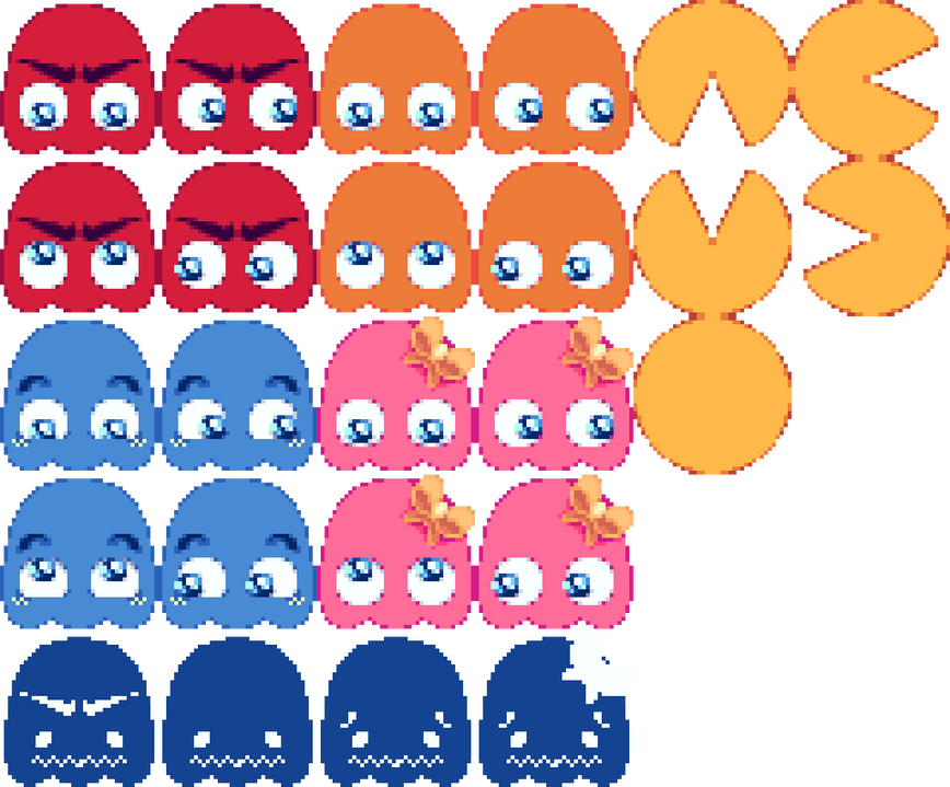 Assets for an untitled Pac-Man project
